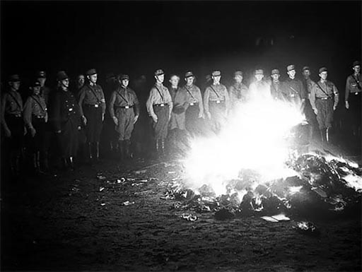 Nazi book burning 1933